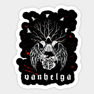 VANHELGA Black Angel Sticker